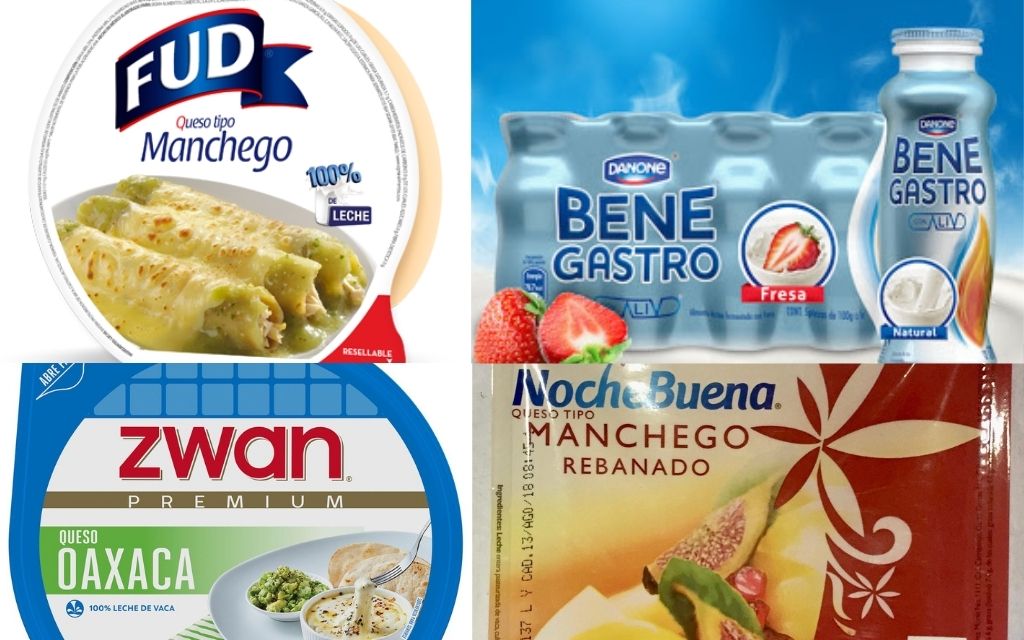 Suspenden ventas de marcas de queso y yogurt por incumplir normas